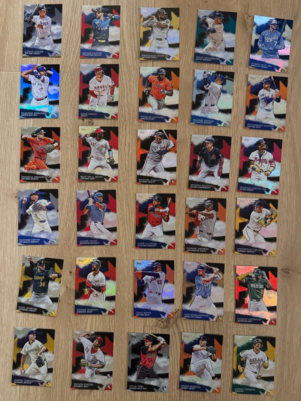 Topps MLB Series 1 Stars of MLB - FULL SET